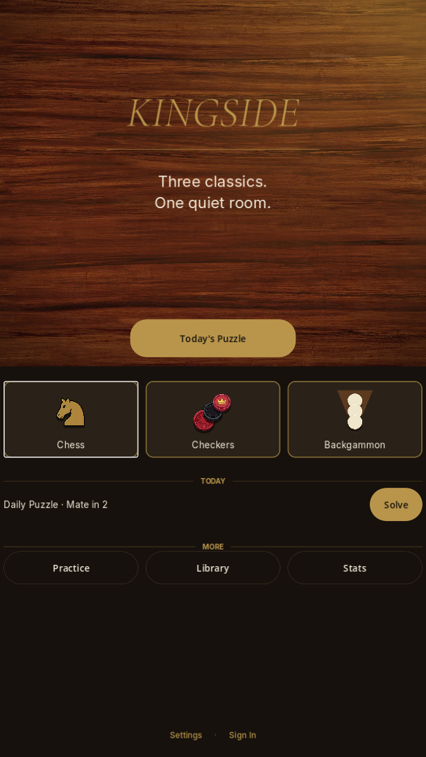 KINGSIDE screenshot